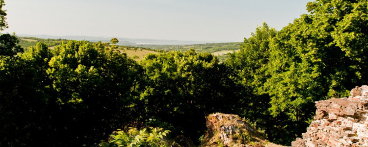 Tour zum Fejérkő Burgruine über Hügel und Täler
